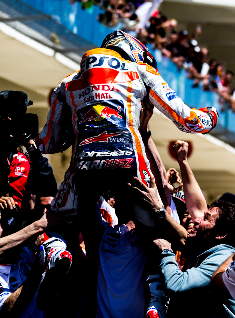 Illustration for article titled Overcoming The Odds, Marc Marquez Wins MotoGP Again In Austin